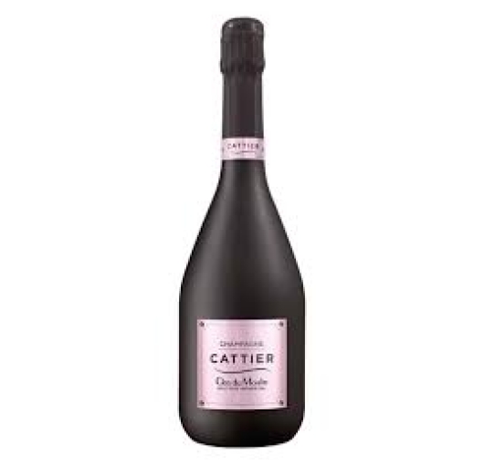 Champagne Cattier Clos du Moulin  Brut Rosé Premier Cru 40 % Chardonnay, 60 % Pinot Noir,  13 % of red wines