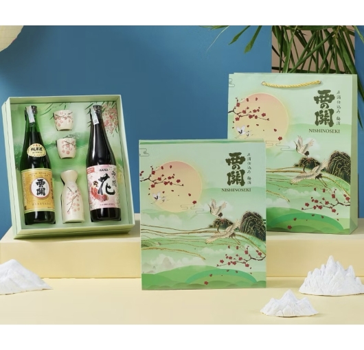 Set Quà Rượu Sake NISHINOSEKI - Món Quà Tinh Tế Đậm Chất Nhật Bản 🎎
