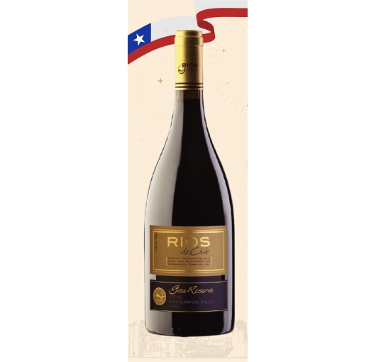 Rượu Vang RIOS Gran Reserva Syrah 2020 – Vị Cay Nồng Tinh Tế Từ Chile