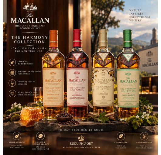 THE MACALLAN THE HARMONY COLLECTION – BỘ SƯU TẬP WHISKY ĐỘC ĐÁO ĐẦY CẢM HỨNG